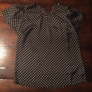 J.Crew dot top